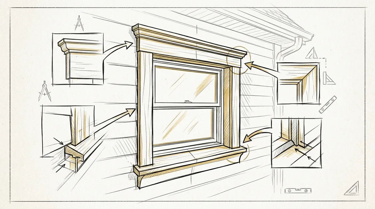 exterior window trim installation