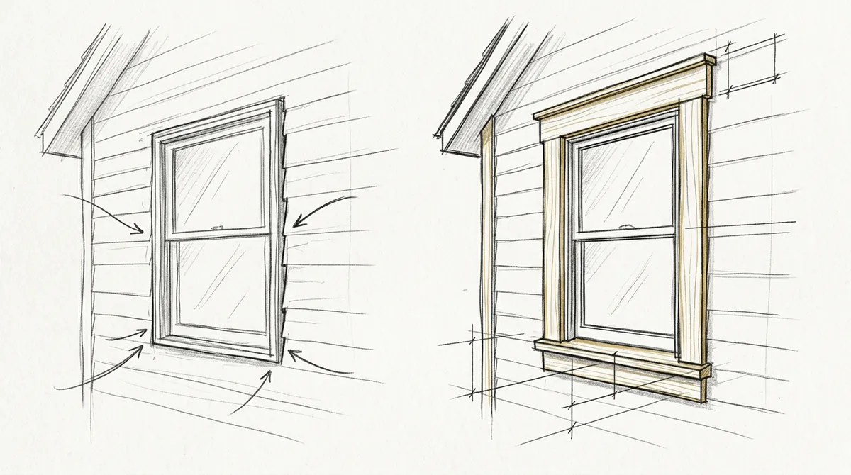 exterior window trim installation