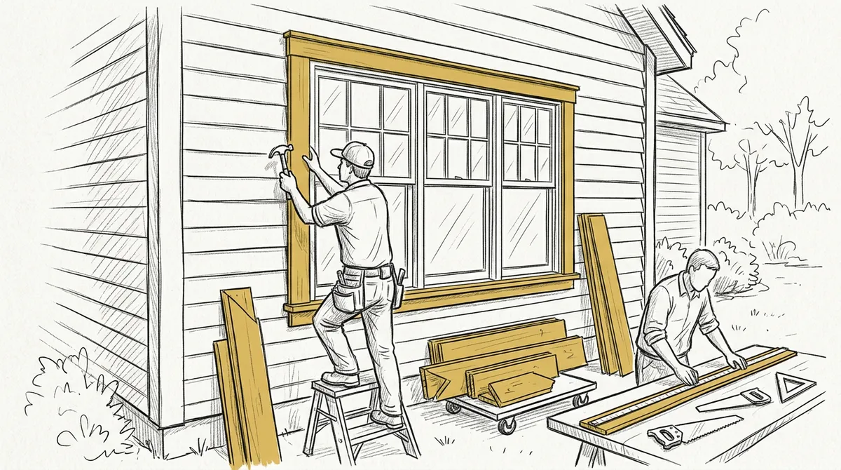 exterior window trim installation