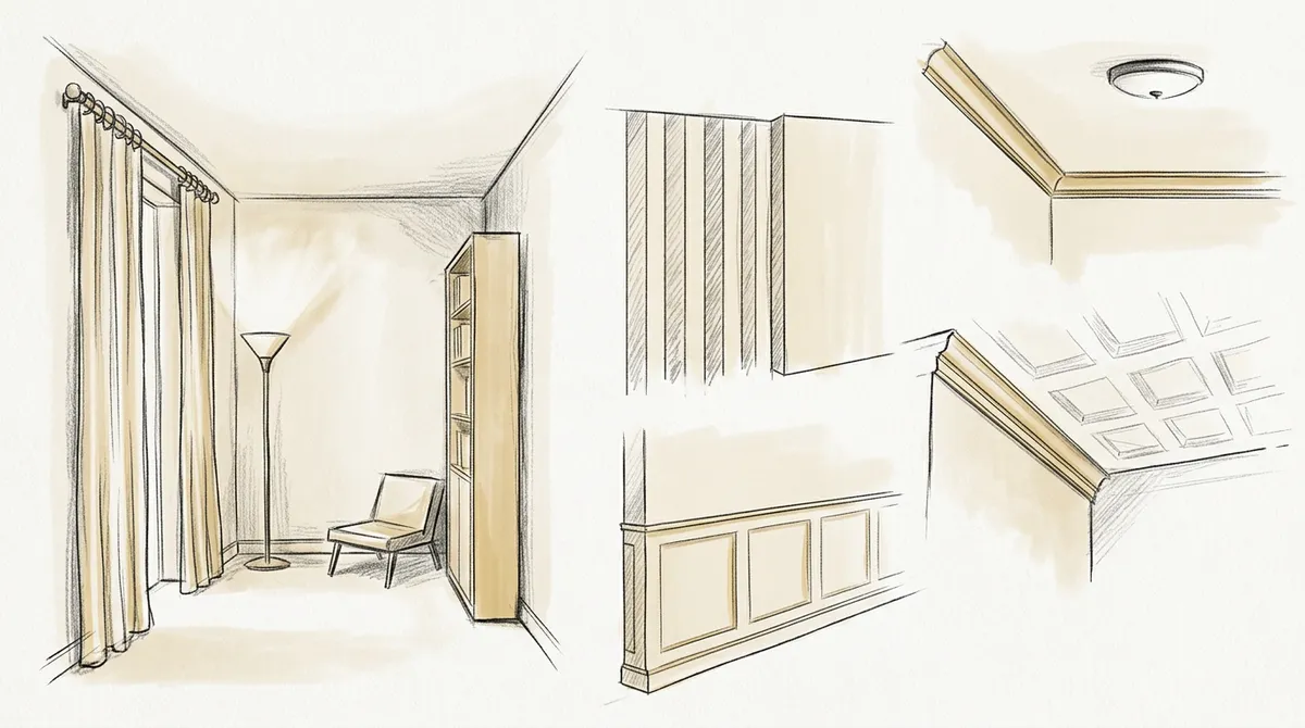 ceiling treatments for low ceilings