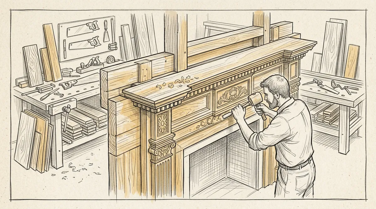 custom mantels near me