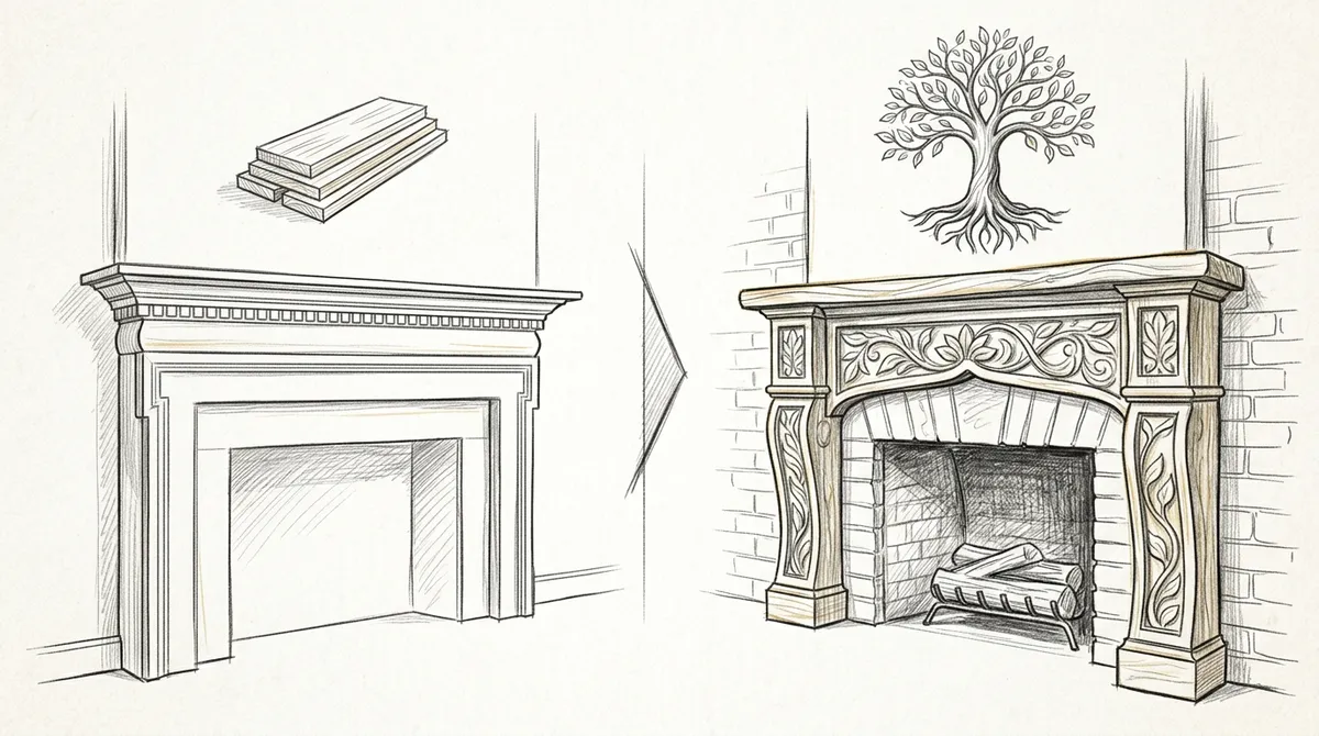 custom mantels near me