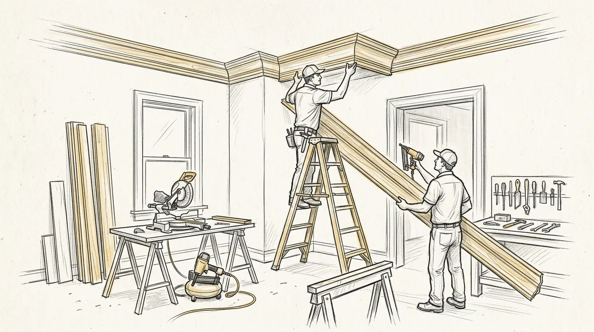crown molding install