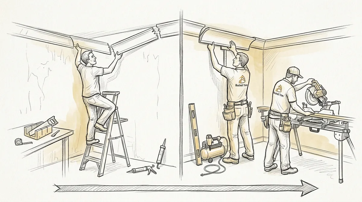 crown molding install