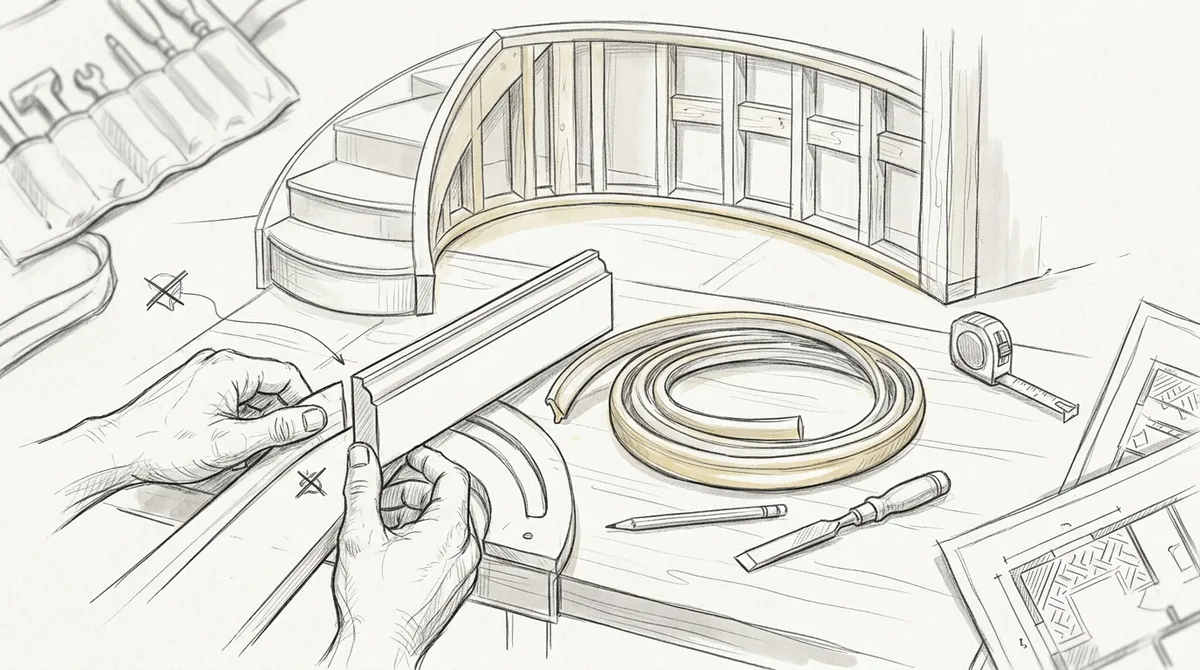 flexible baseboard molding