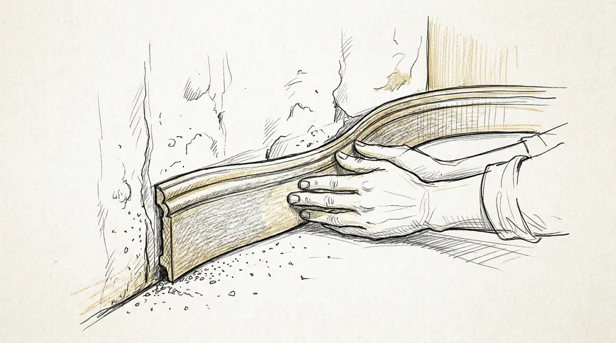 flexible baseboard molding