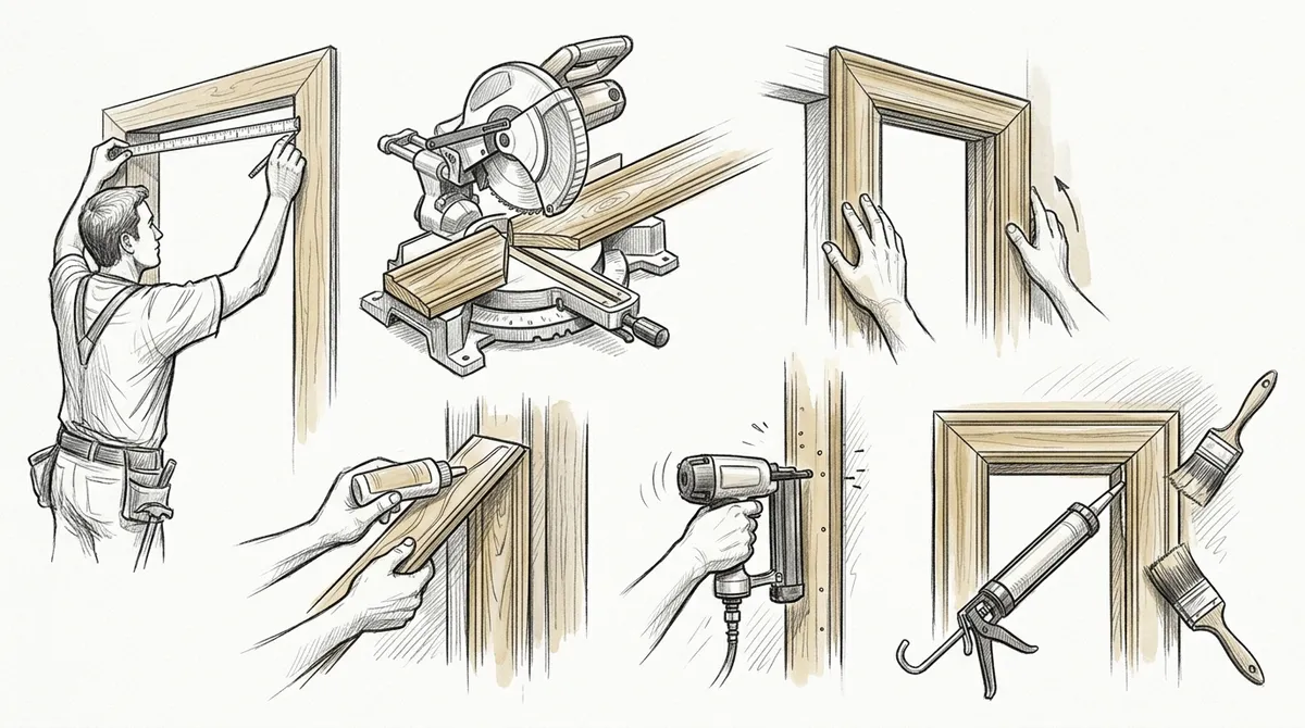 door trim installation