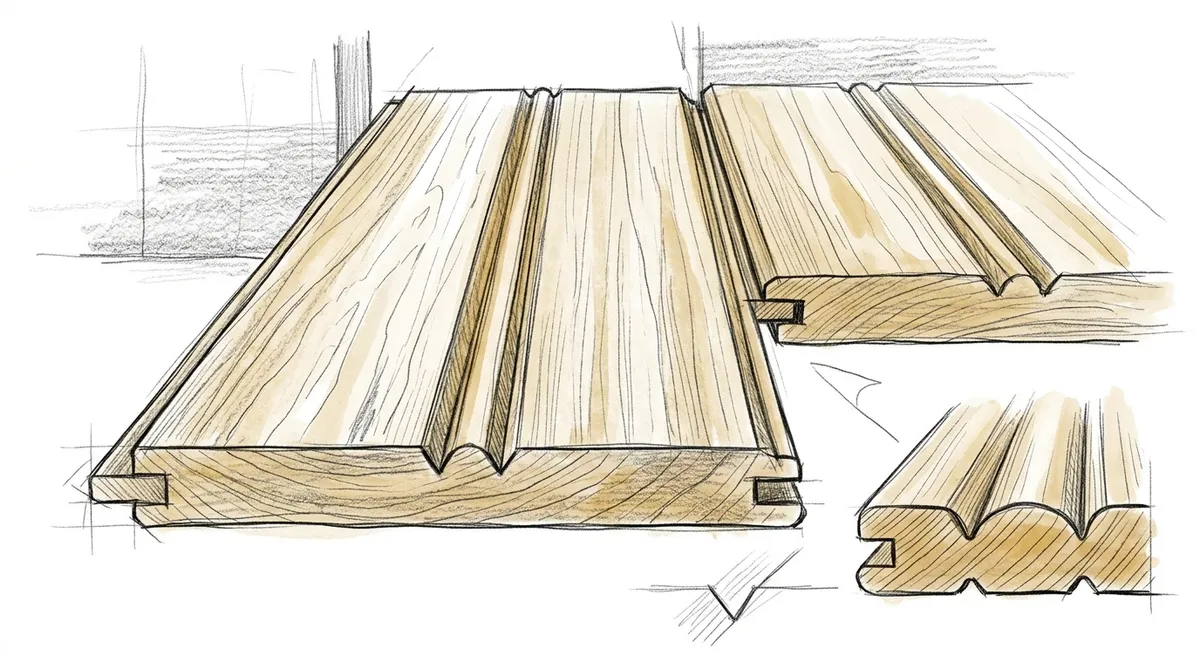 wood bead board installation