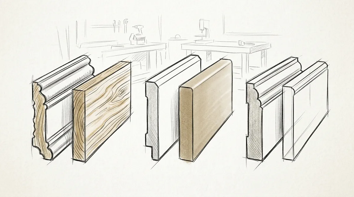 installing baseboards