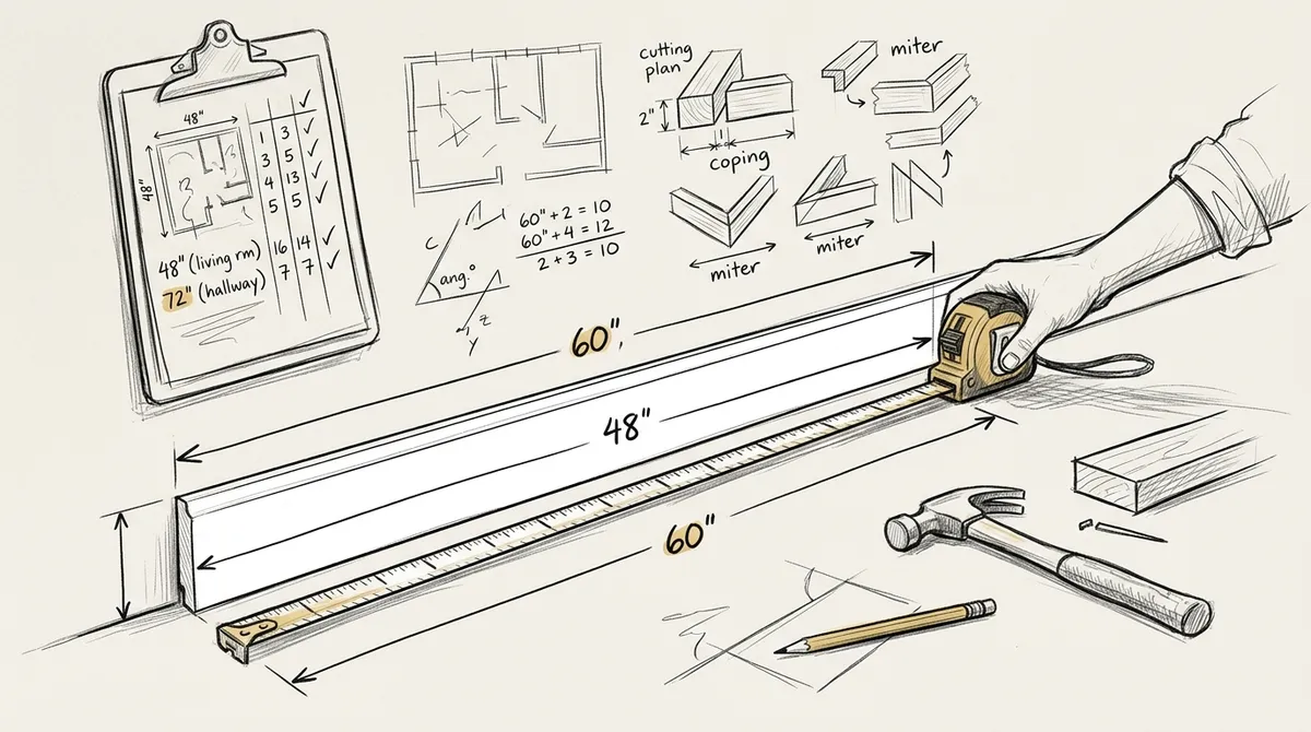 installing baseboards