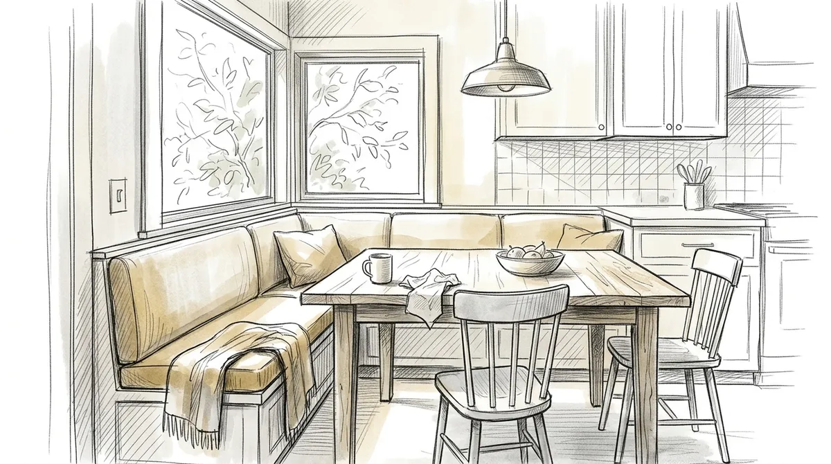 custom breakfast nook