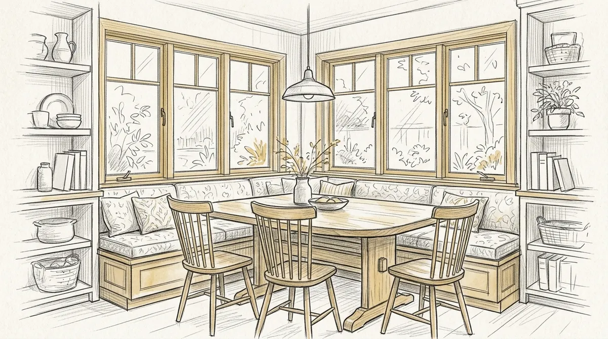 custom breakfast nook