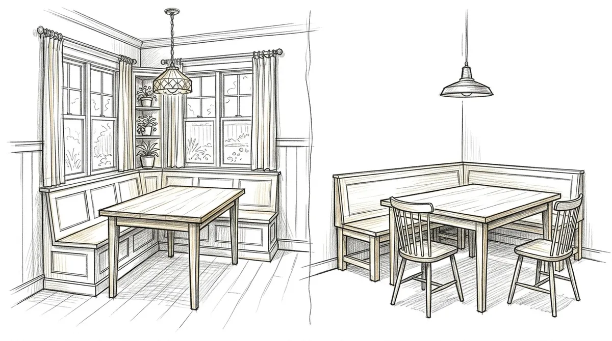 custom breakfast nook