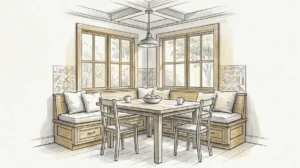 Built-In vs. Freestanding Breakfast Nook: Which Wins?