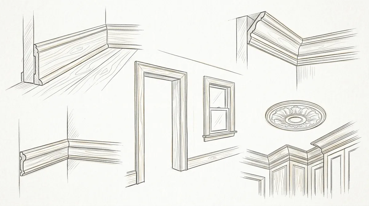 refinishing wood trim and