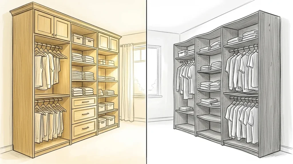 Custom Built Closet vs. Store-Bought: Which Wins?