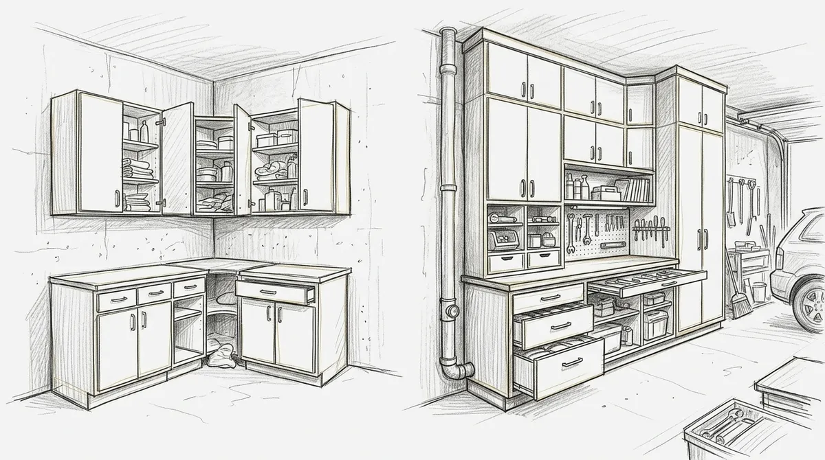 custom garage cabinets near me