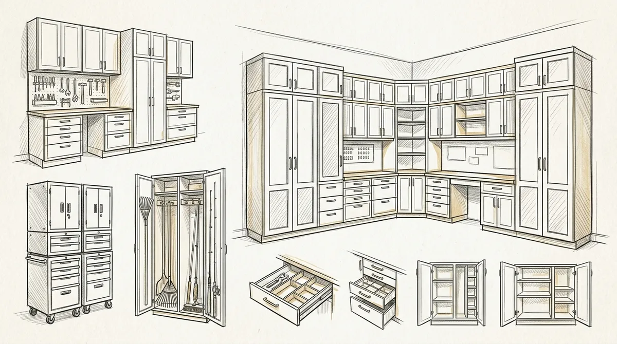 custom garage cabinets near me