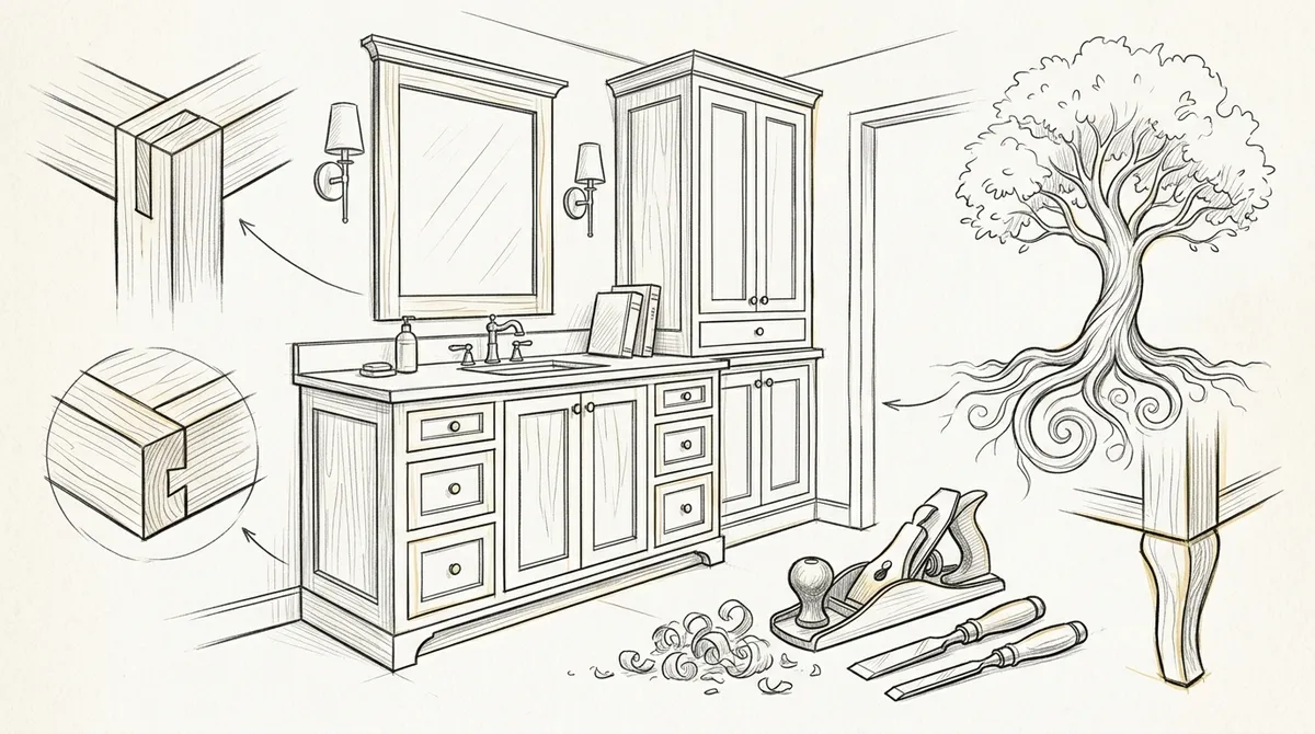 custom cabinets bathroom