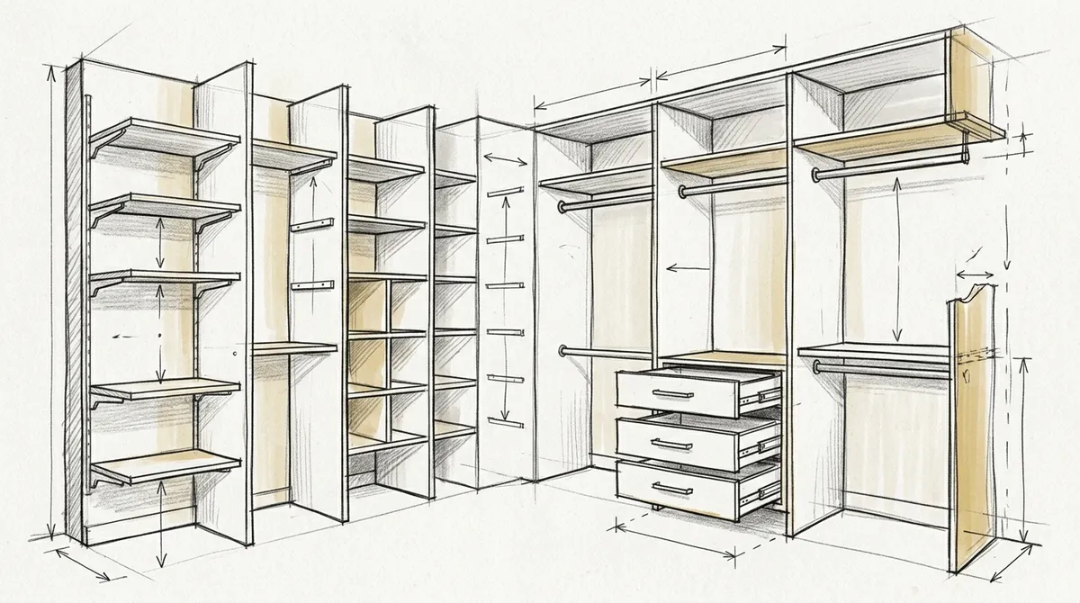 built in closet systems
