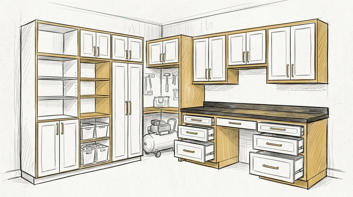 garage cabinets custom