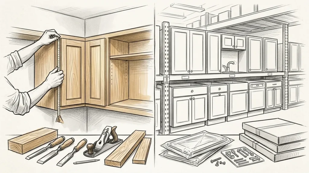 Custom Cabinet Makers Near Me vs. Big Stores: Who Wins?