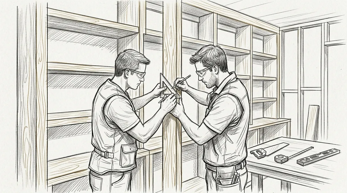 bookshelf carpentry