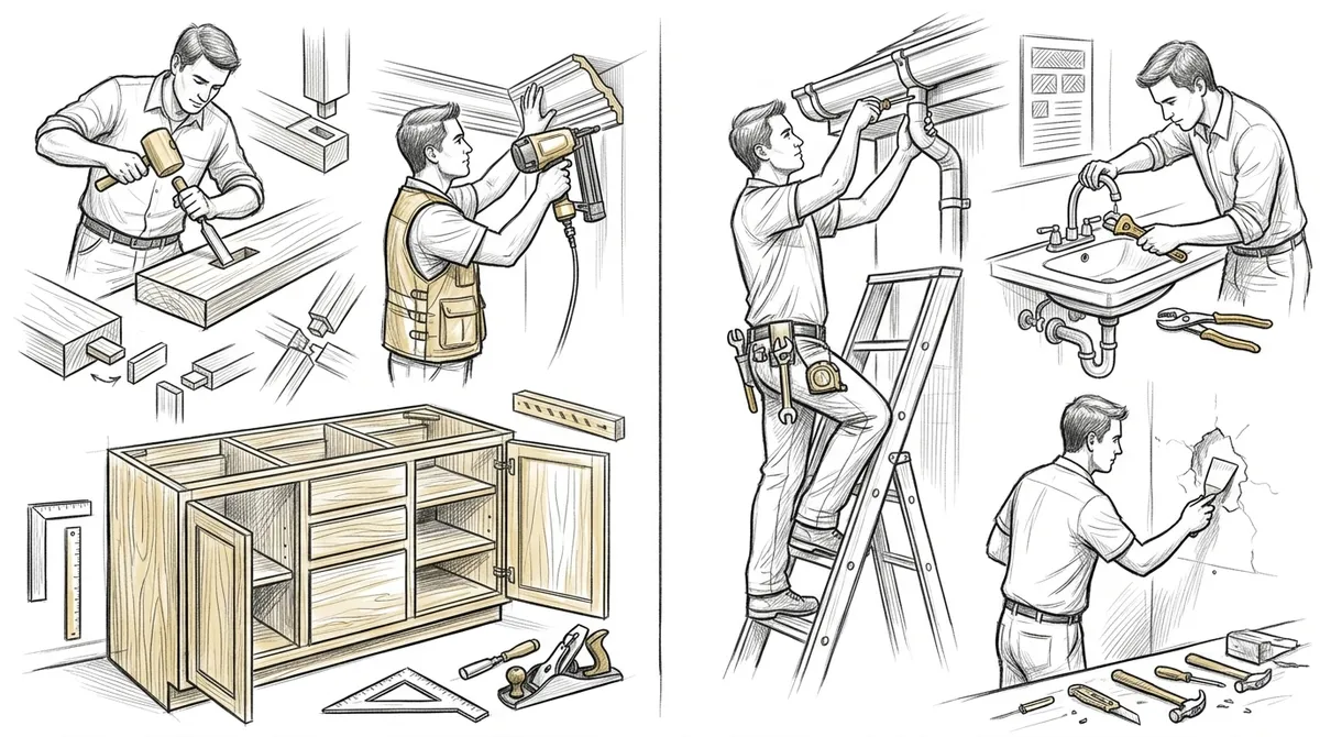 What is the difference between a carpenter and a handyman?
