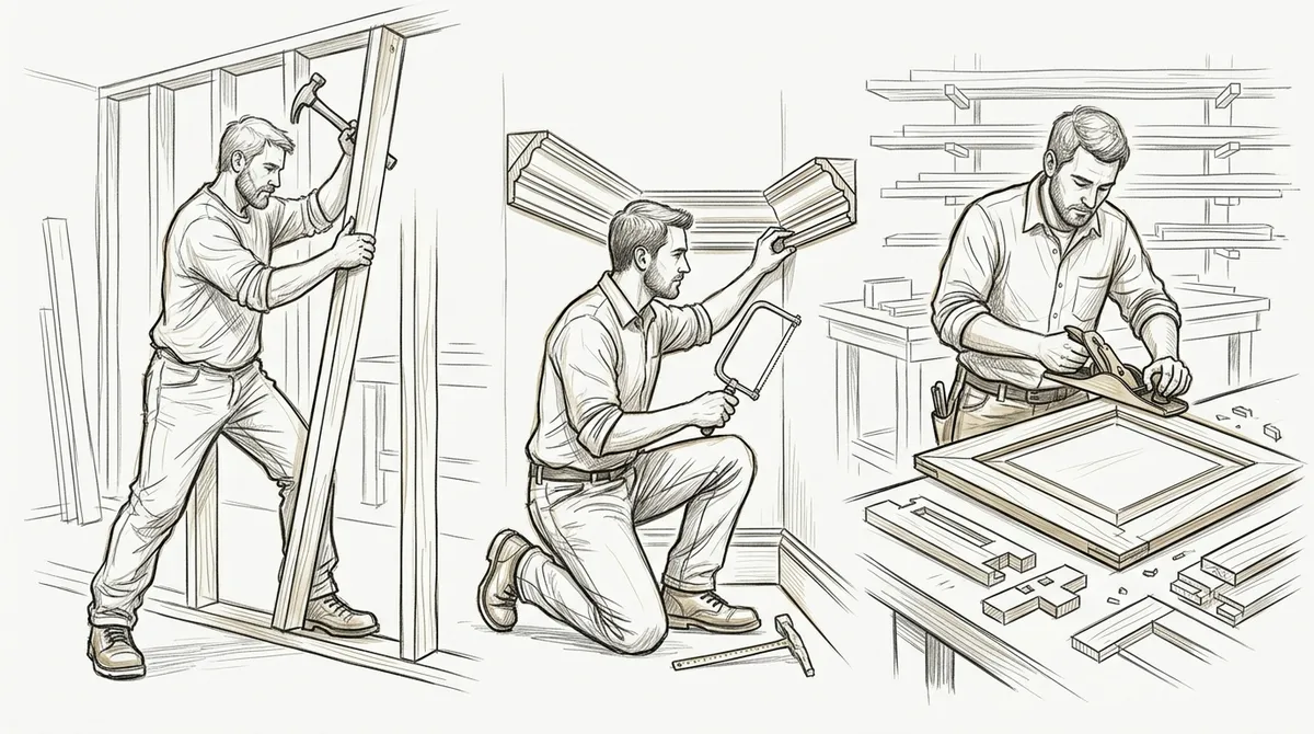 What are the three types of carpenters?