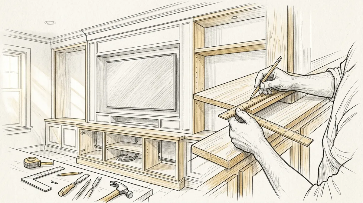 Custom Built-In Entertainment Center: Find the Right Carpenter
