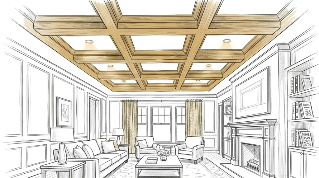 What Are the Best Custom Ceiling Treatment Ideas for Living Rooms?