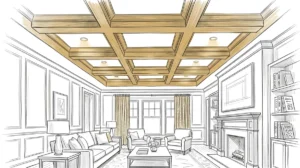 What Are the Best Custom Ceiling Treatment Ideas for Living Rooms?