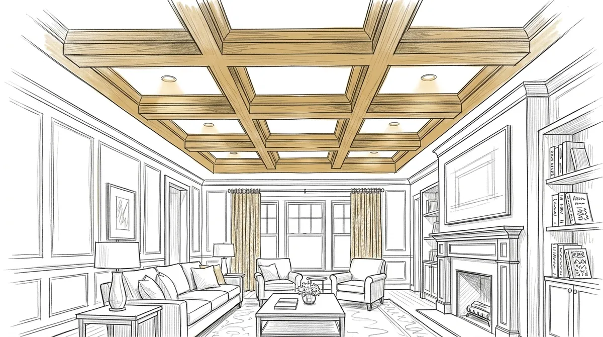 What Are the Best Custom Ceiling Treatment Ideas for Living Rooms?
