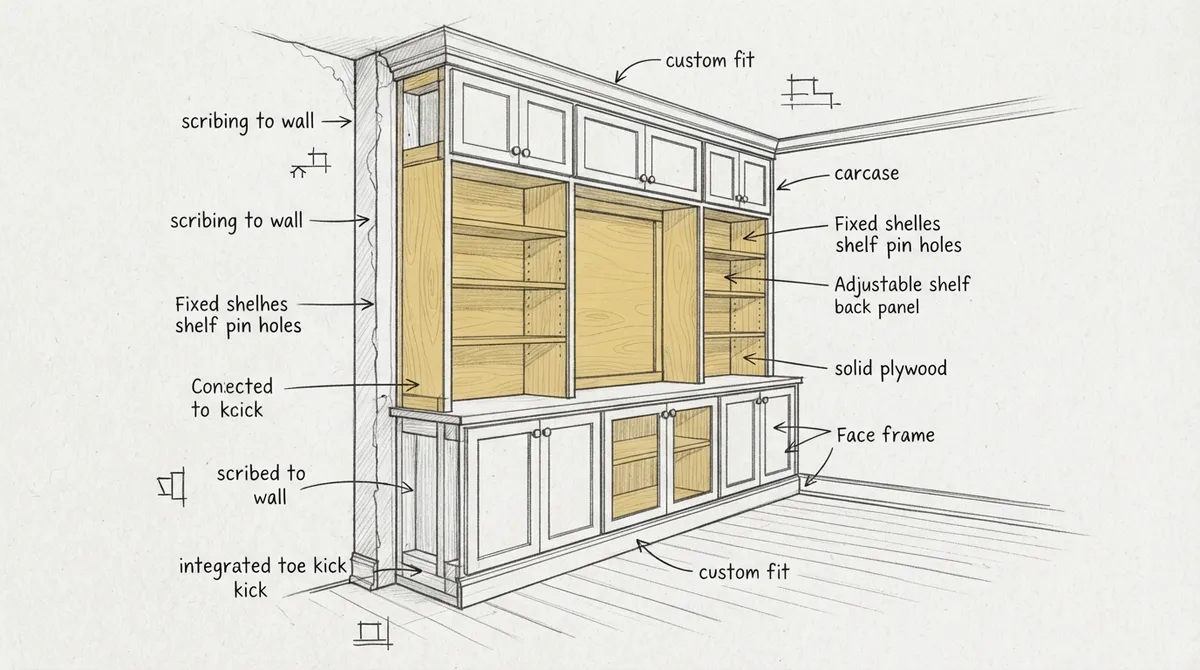 built-in cabinets