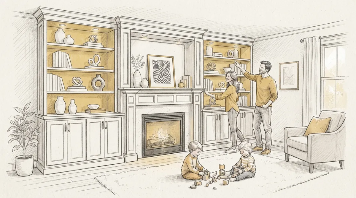 built-in cabinets