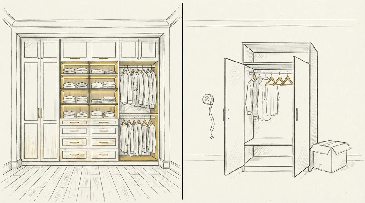 built-in closets