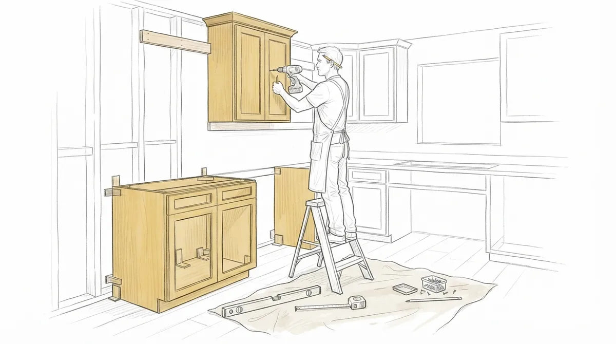 kitchen cabinet installation