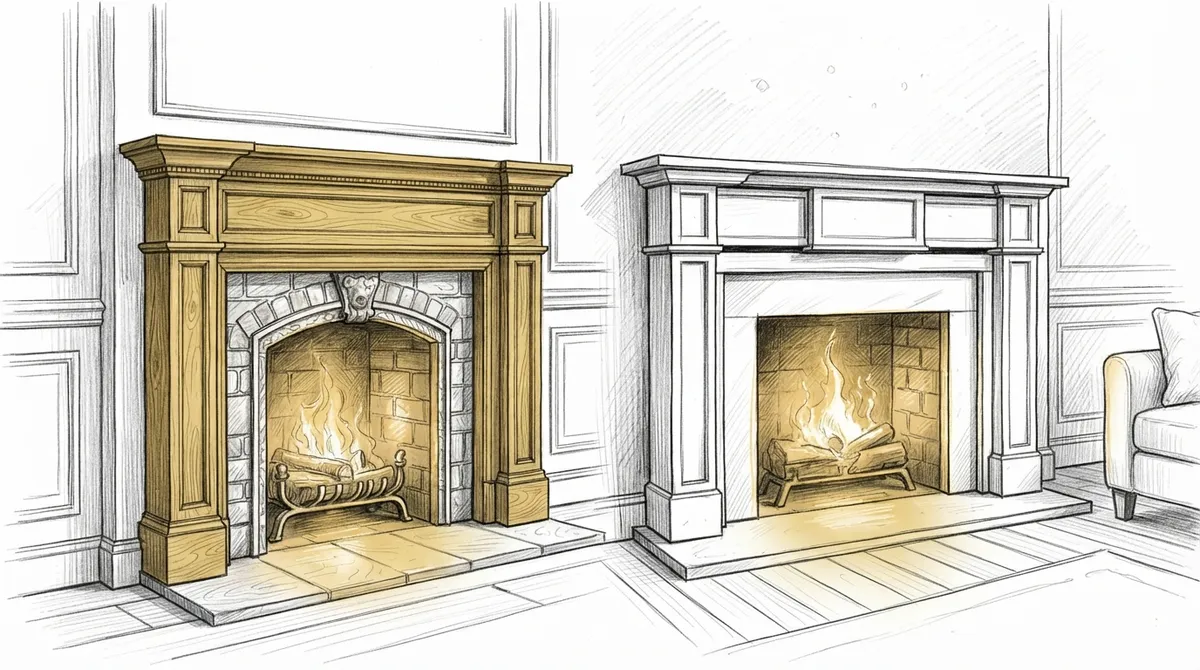 Custom vs. Prefab Fireplace Mantle: Which Wins?