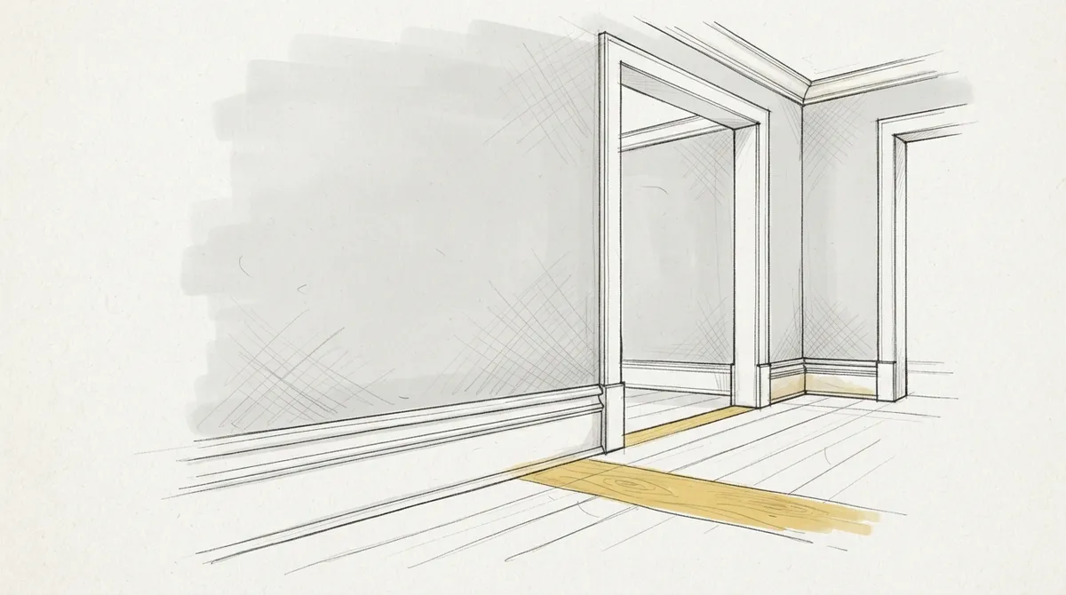 baseboards and trim