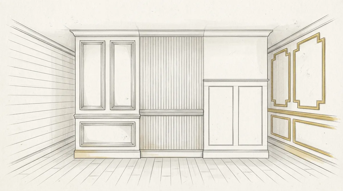 wainscoting