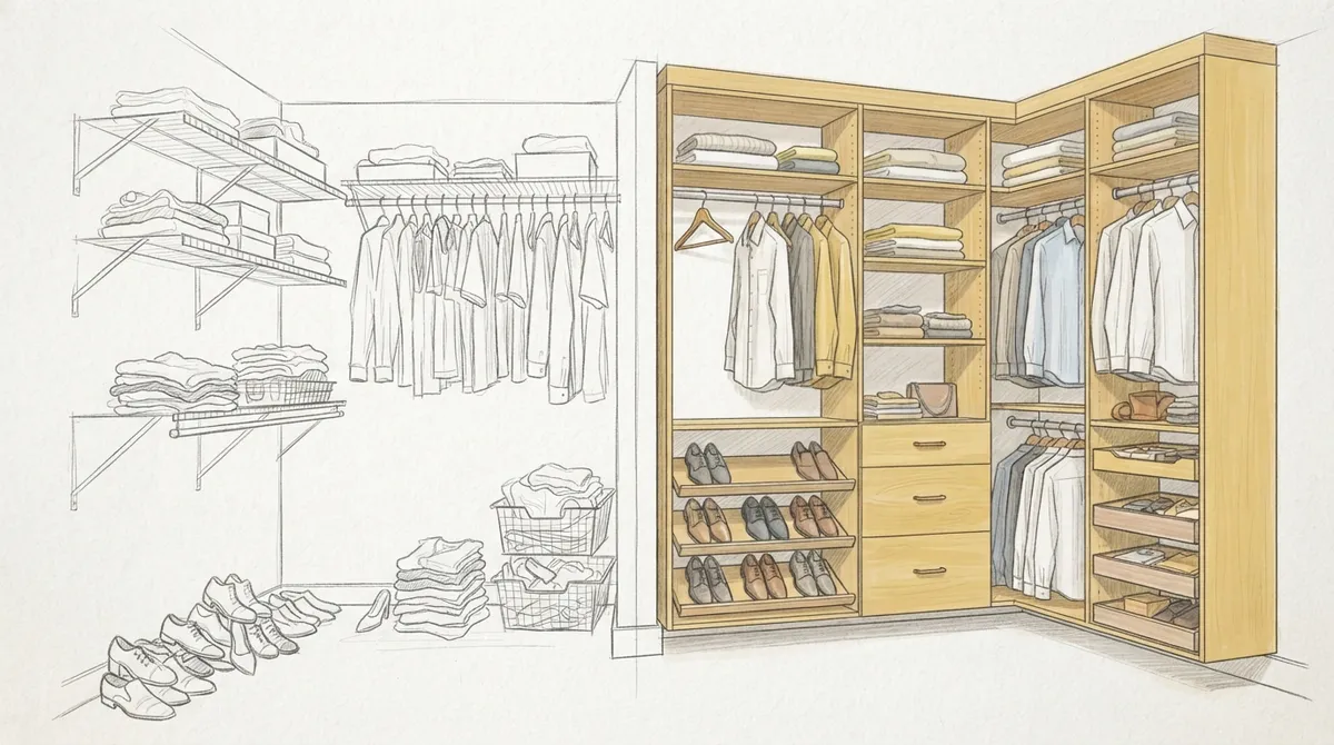 closet shelving