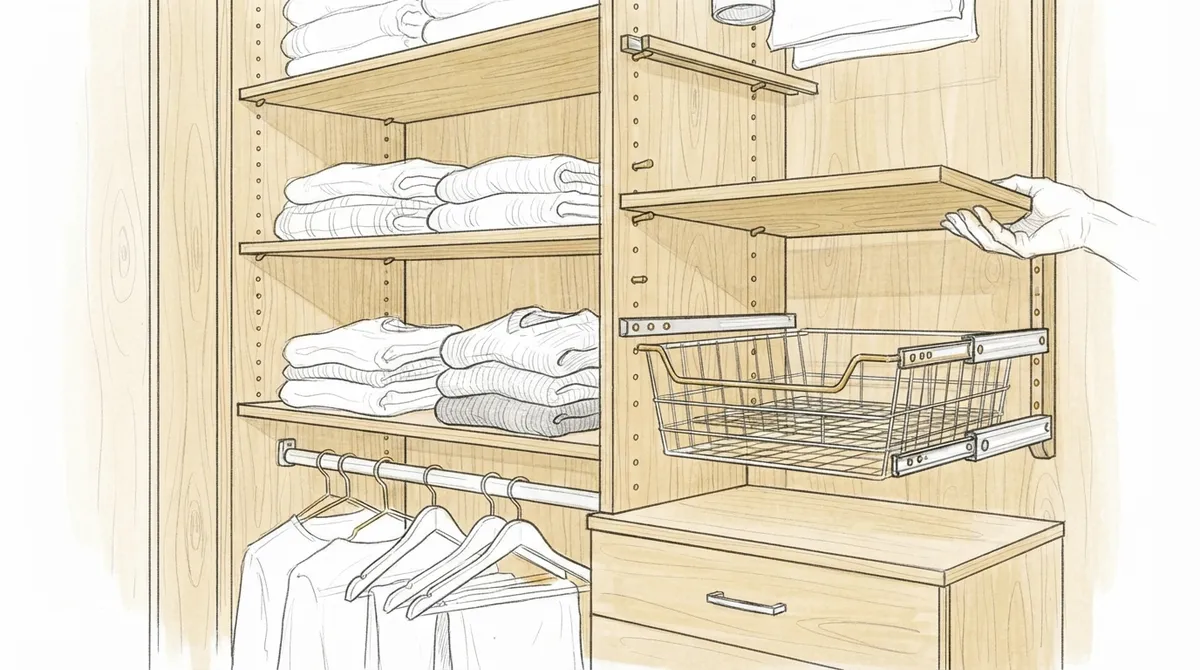 closet shelving