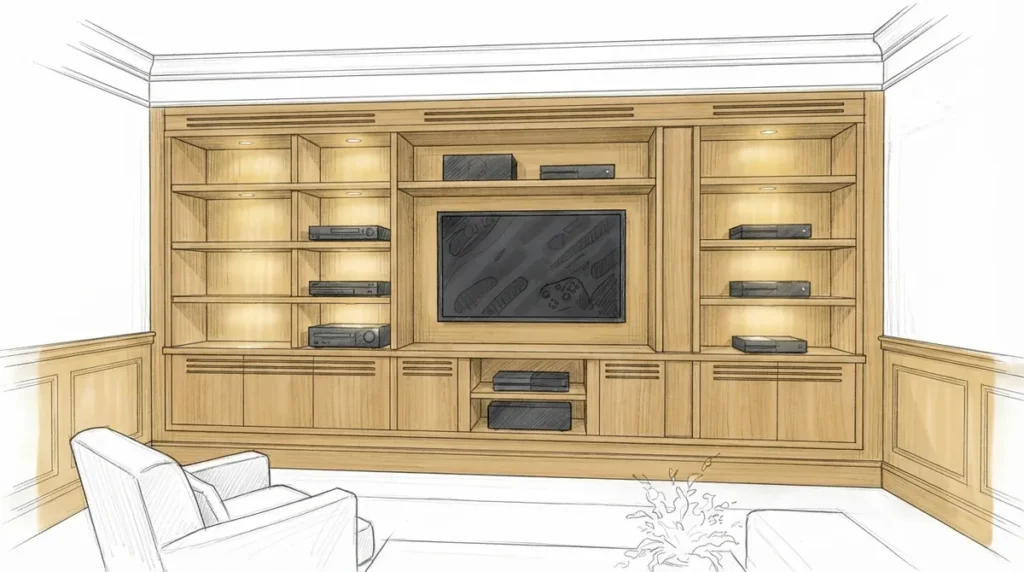 How to Design a Custom Entertainment Center That Lasts