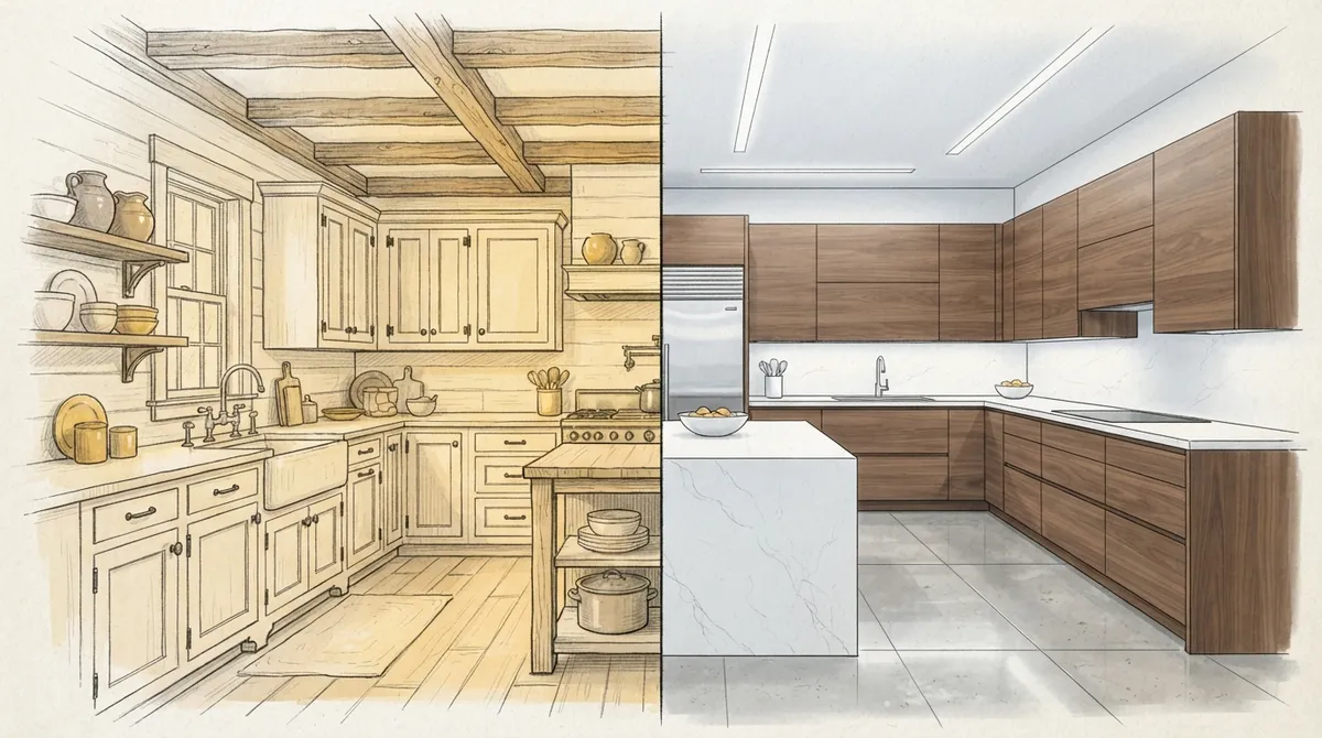 Farmhouse Kitchen Remodeling vs. Modern: Which Wins?