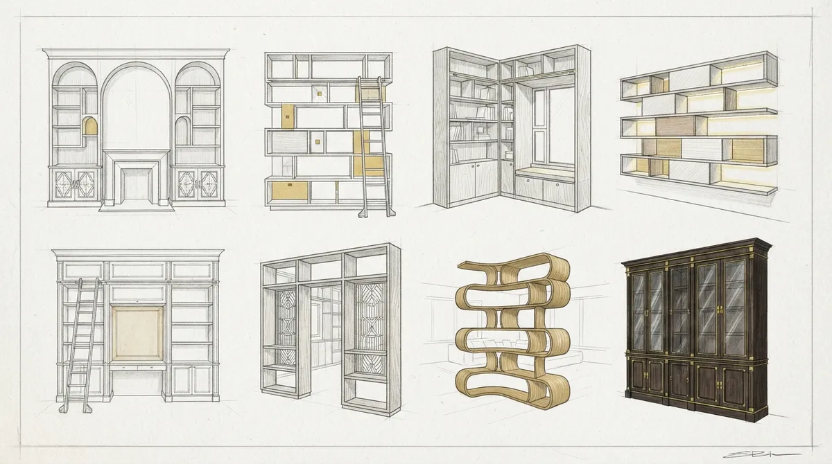 custom bookcase
