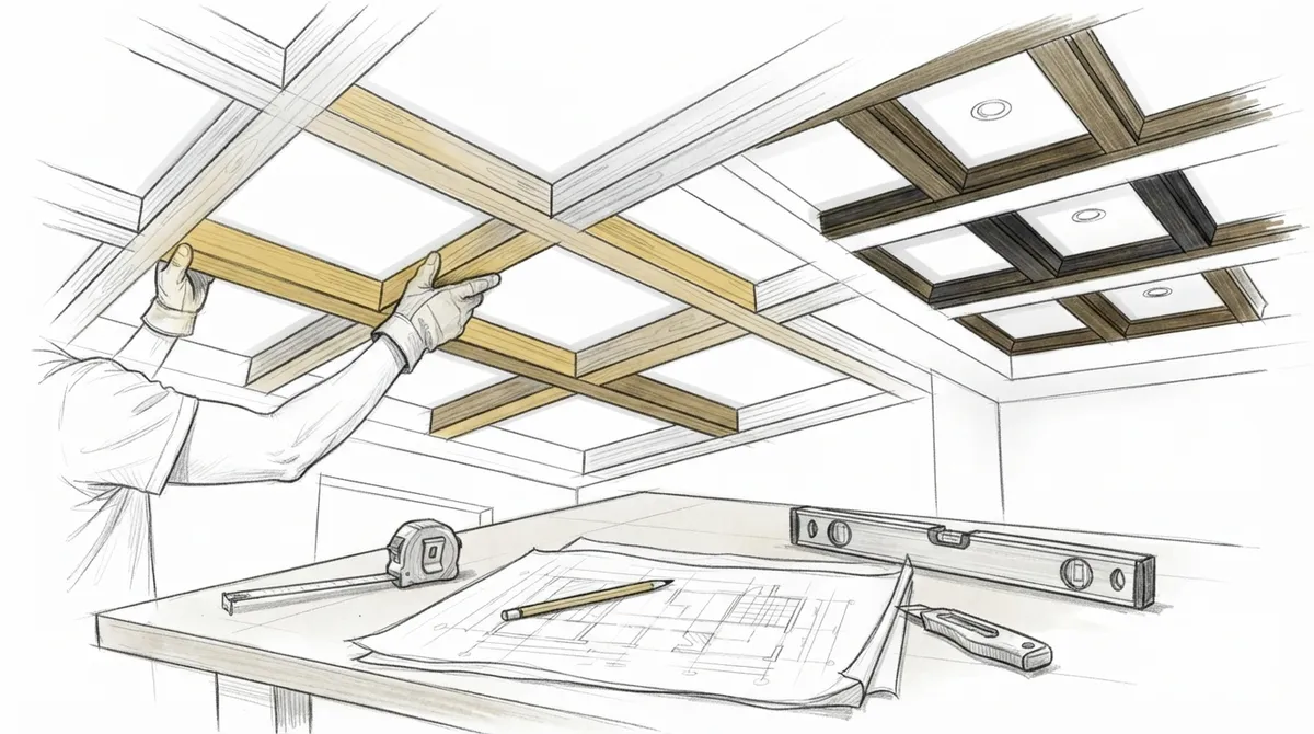 Coffered Ceiling Installation: A Homeowner's Guide