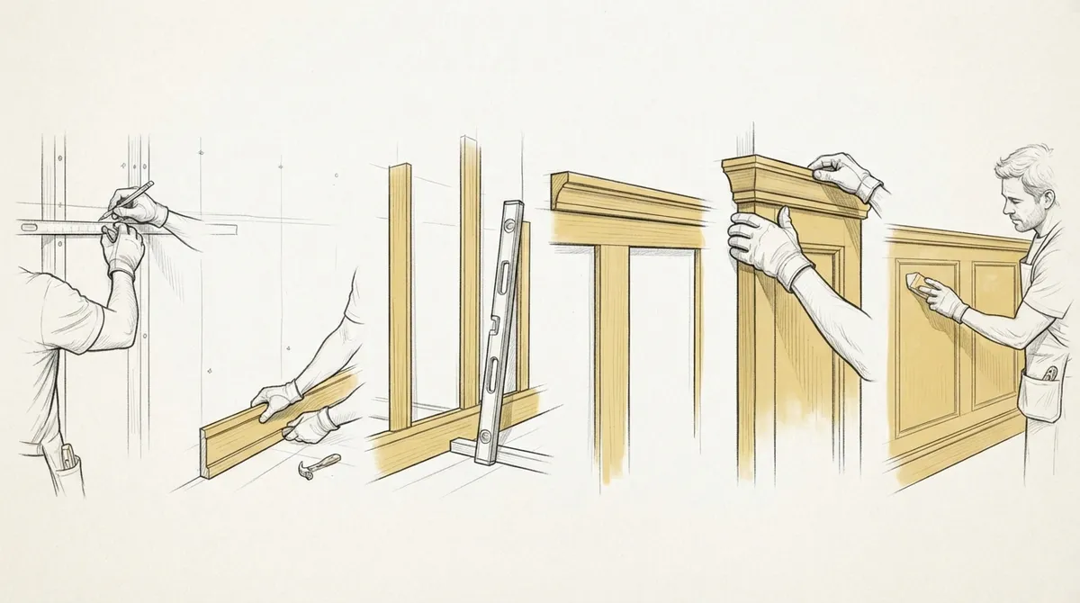 6 Wainscoting Installation Steps for a Flawless Wall
