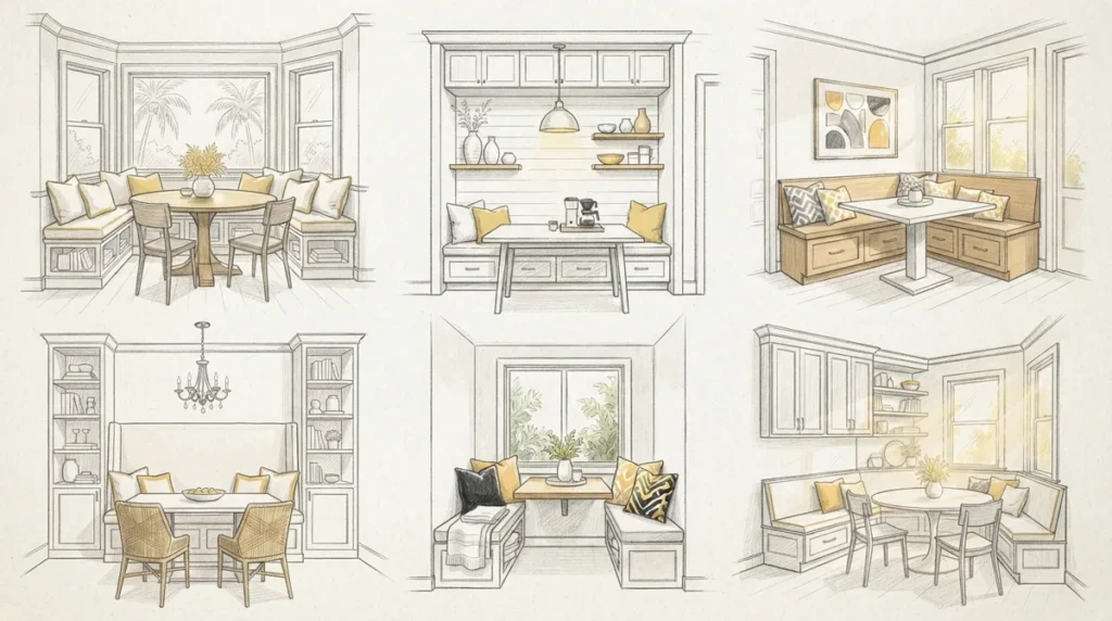 6 Breakfast Nook Built-In Ideas for Tampa Homes (2026)