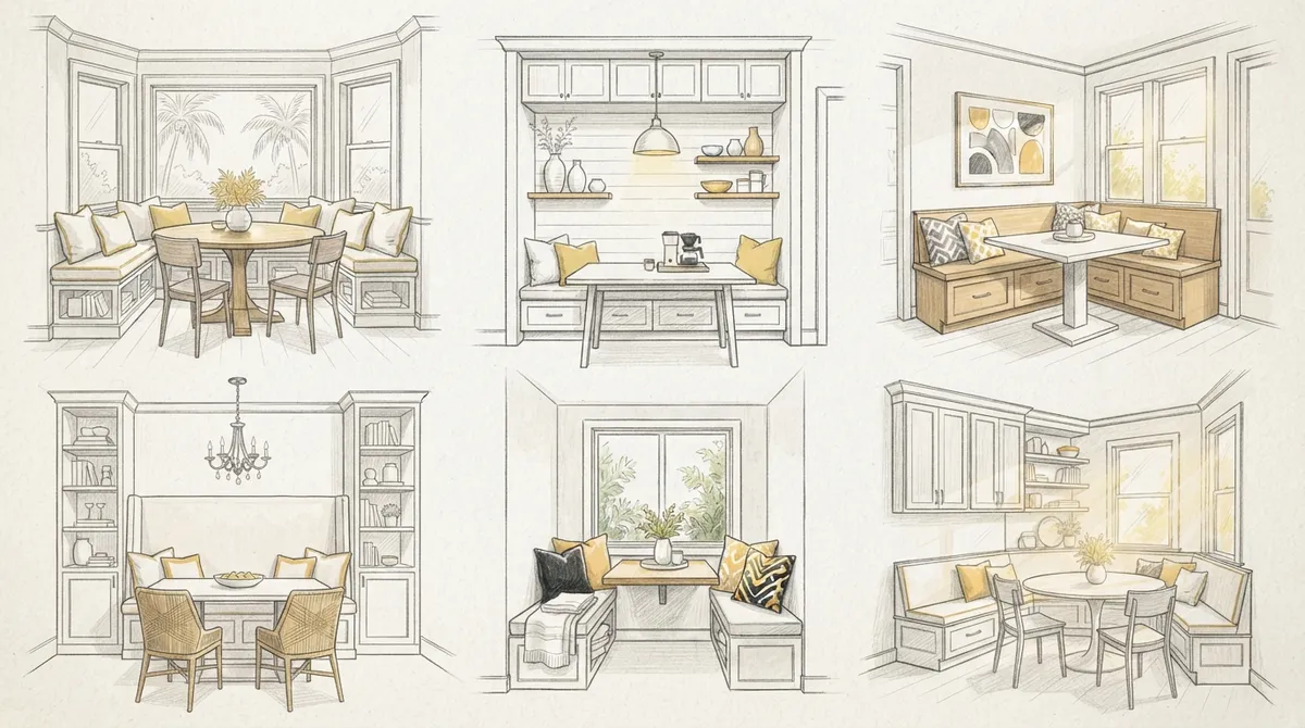6 Breakfast Nook Built-In Ideas for Tampa Homes (2026)