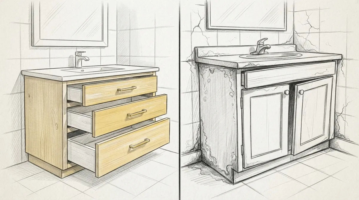 Custom vs. Prefab Bathroom Cabinet Installation: Who Wins?